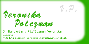 veronika polczman business card